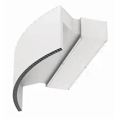 旋转门弧形风幕机设计制作